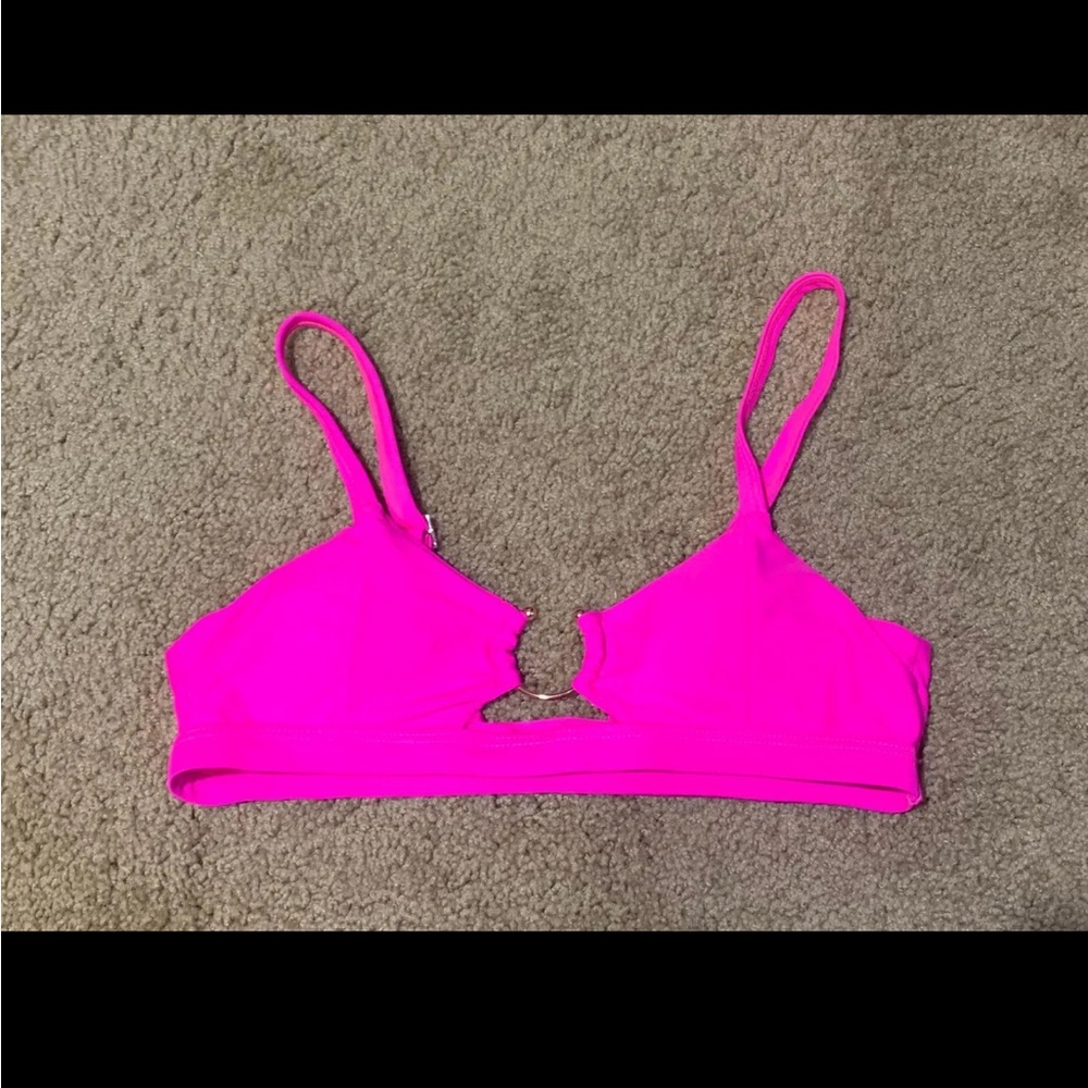 Hot Pink Bikini Top